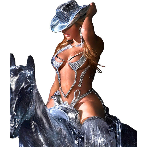Estampa Aplicável DTF Beyonce Cavalo