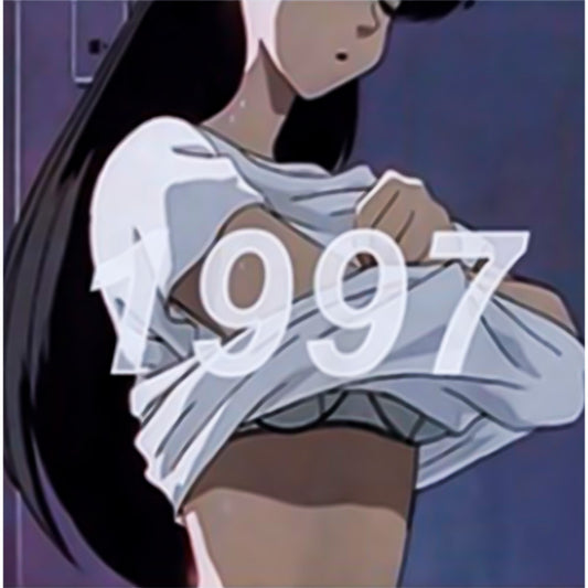 Estampa Aplicável Anime Aesthetic Girl