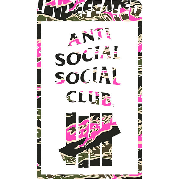Estampa Aplicável Anti Social