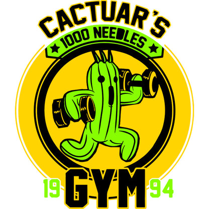 Estampa Aplicável DTF Cactuars Gym Final Fantasy
