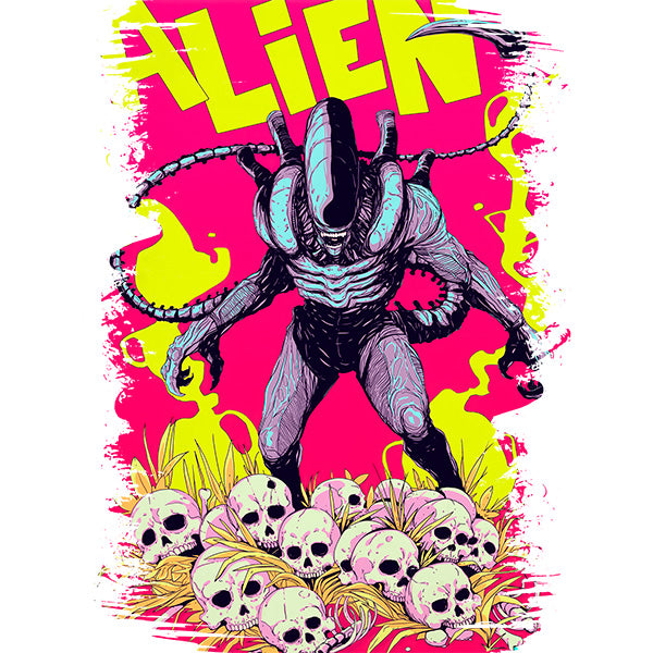 Estampa Aplicável Alien Vs Predador