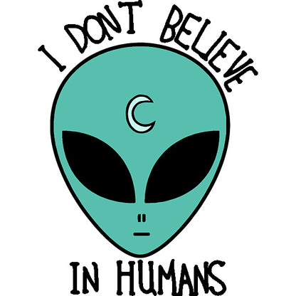 Estampa Aplicável Alien I Don't Believe