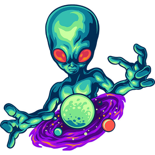 Estampa Aplicável Alien Universe