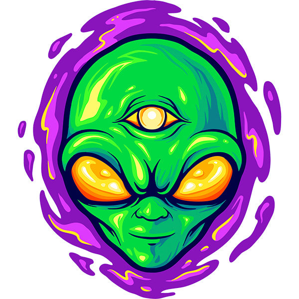 Estampa Aplicável Alien Terceiro Olho