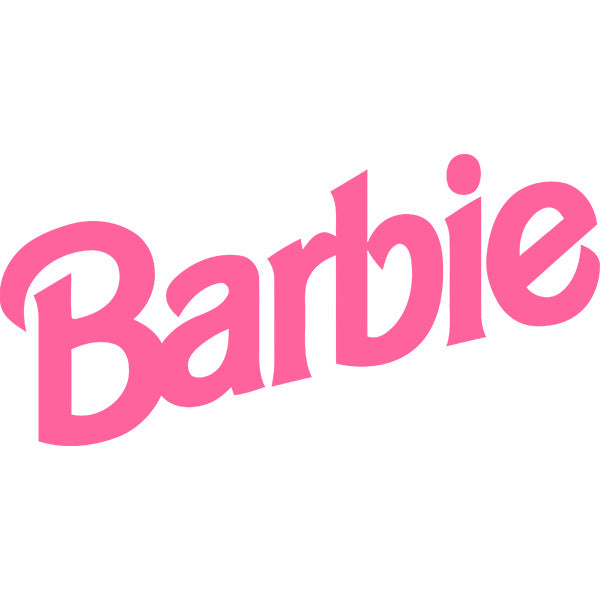 Estampa Aplicável DTF Barbie Logo Rosa