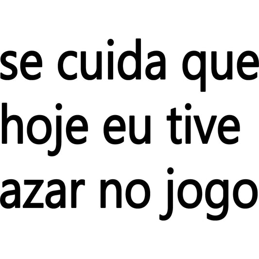 Estampa Aplicável DTF Se cuida que Carnaval
